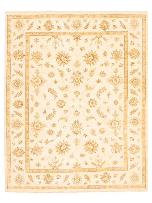 Indian Chobi Twisted 8'1" x 10'1" Hand-knotted Wool Rug 