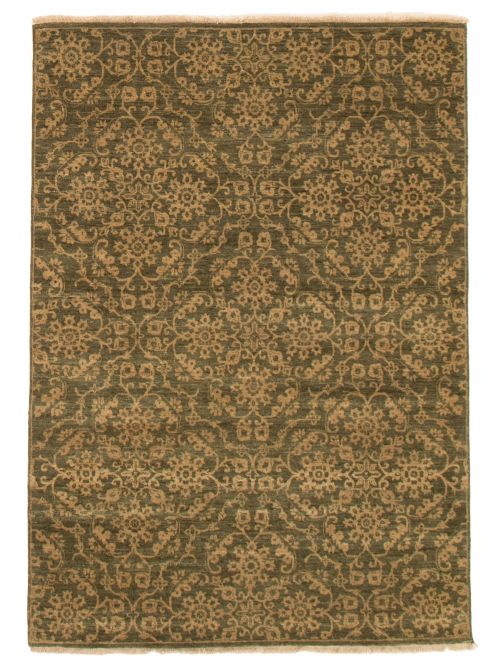 Indian Heritage 5'7" x 8'0" Hand-knotted Wool Rug 