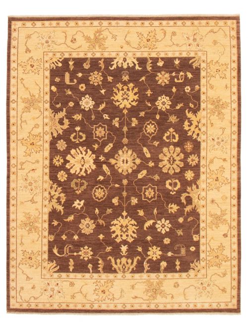 Indian Chobi Twisted 7'10" x 9'10" Hand-knotted Wool Rug 