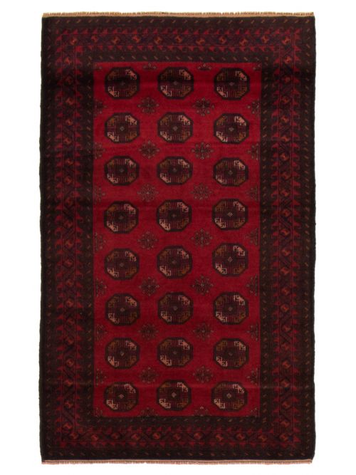 Afghan Teimani 2'9" x 4'7" Hand-knotted Wool Rug 