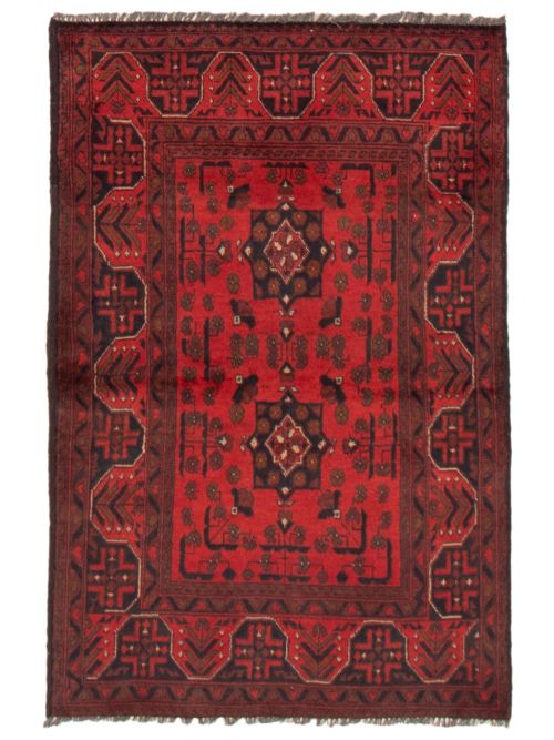 Afghan Finest Khal Mohammadi 3'3" x 4'11" Hand-knotted Wool Rug 