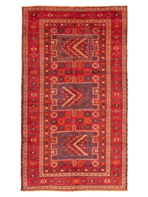 Persian Syle 5'1" x 9'3" Hand-knotted Wool Rug 