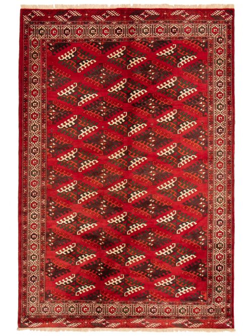 Turkmenistan Yamout 6'9" x 9'10" Hand-knotted Wool Rug 