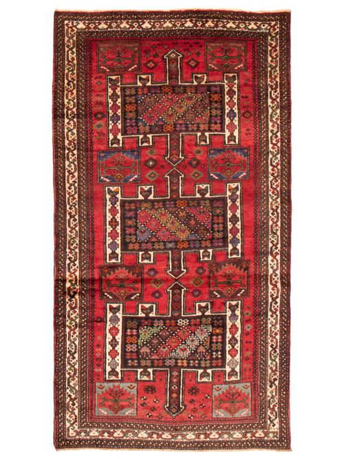 Persian Syle 5'4" x 9'10" Hand-knotted Wool Rug 