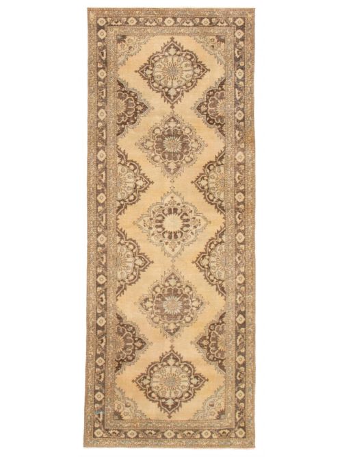 Turkish Anadol Vintage 4'11" x 12'8" Hand-knotted Wool Rug 
