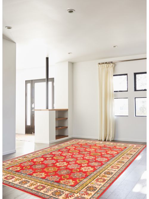 Afghan Finest Ghazni 6'7" x 9'9" Hand-knotted Wool Rug 