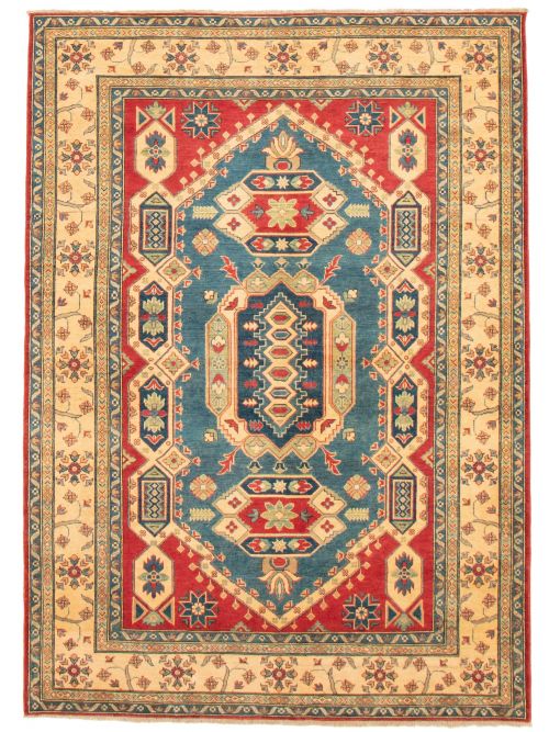 Afghan Finest Ghazni 6'9" x 9'7" Hand-knotted Wool Rug 