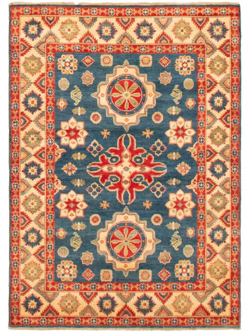 Afghan Finest Ghazni 4'11" x 6'11" Hand-knotted Wool Rug 
