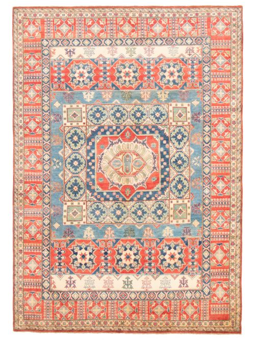 Afghan Finest Ghazni 7'10" x 11'6" Hand-knotted Wool Rug 