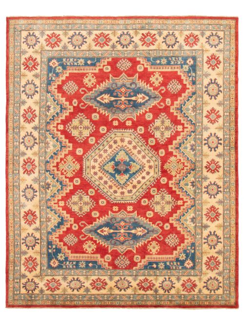 Afghan Finest Ghazni 7'10" x 10'0" Hand-knotted Wool Rug 