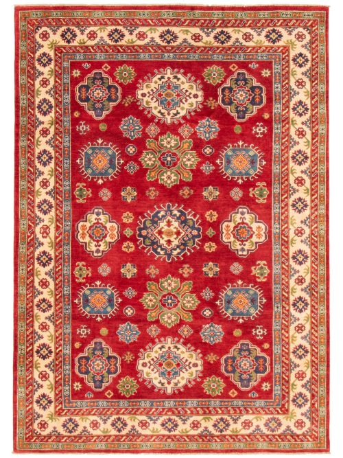 Afghan Finest Ghazni 6'8" x 9'6" Hand-knotted Wool Rug 