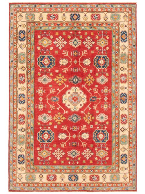 Afghan Finest Ghazni 6'9" x 9'11" Hand-knotted Wool Rug 