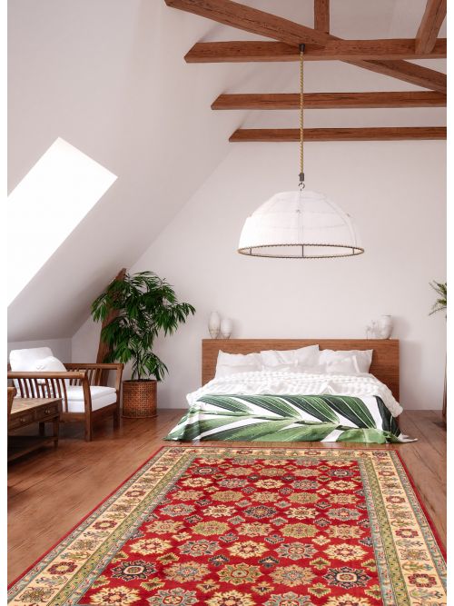 363850 Hand-Knotted Wool Rug eCarpet Gallery Area Rug for Living Room Bedroom Finest Ghazni Bordered Ivory Rug 5'2 x 6'4 363850 Hand-Knotted Wool Rug eCarpet Gallery Area Rug for Living Room Bedroom Finest Ghazni Bordered Ivory Rug 5'2 x 6'4