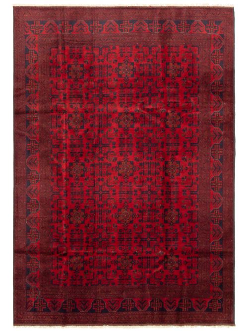 Afghan Finest Khal Mohammadi 6'6" x 9'9" Hand-knotted Wool Rug 