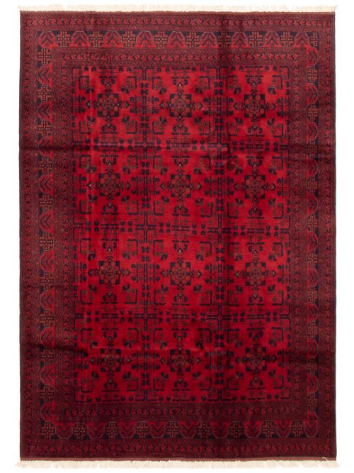 Afghan Finest Khal Mohammadi 6'9" x 9'7" Hand-knotted Wool Rug 