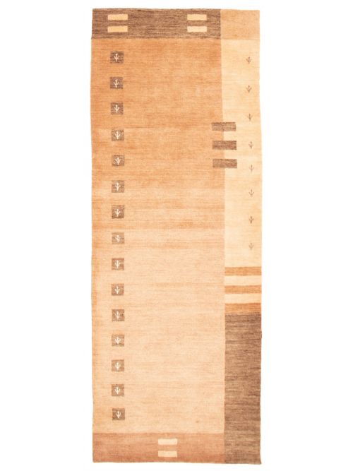 Indian Kashkuli Gabbeh 2'11" x 8'1" Hand Loomed Wool Rug 