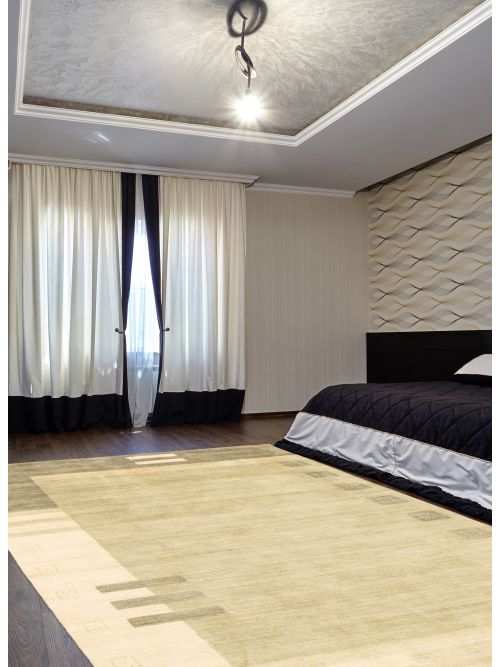 Tapis indo gabbeh 6'3" x 8'9" en laine