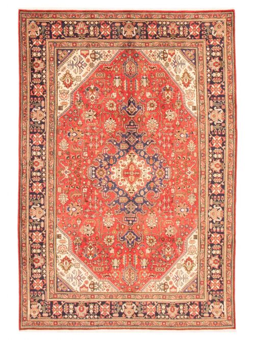 Persian Tabriz 6'8" x 9'10" Hand-knotted Wool Rug 