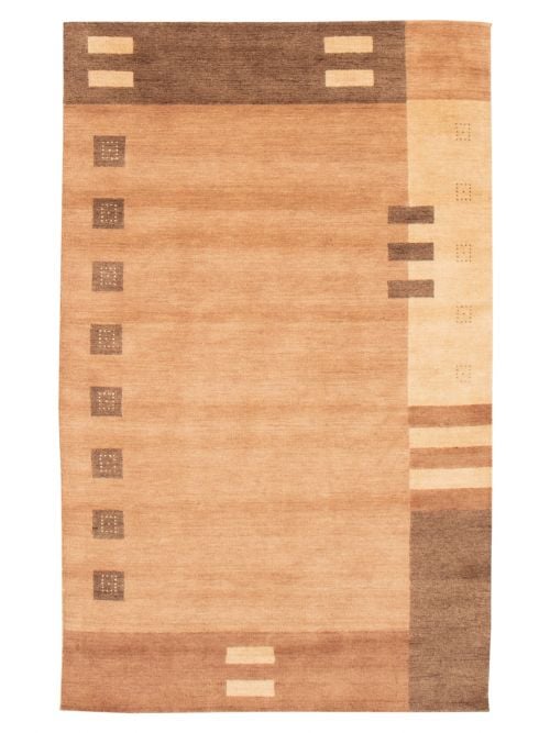 Indian Kashkuli Gabbeh 5'3" x 8'0" Hand Loomed Wool Rug 