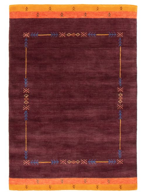 Indian Kashkuli Gabbeh 4'0" x 5'9" Hand Loomed Wool Rug 
