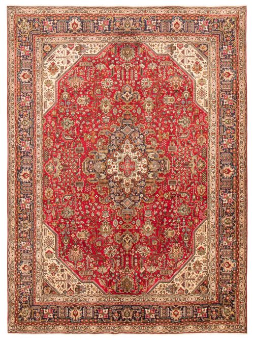 Persian Tabriz 8'1" x 11'0" Hand-knotted Wool Rug 