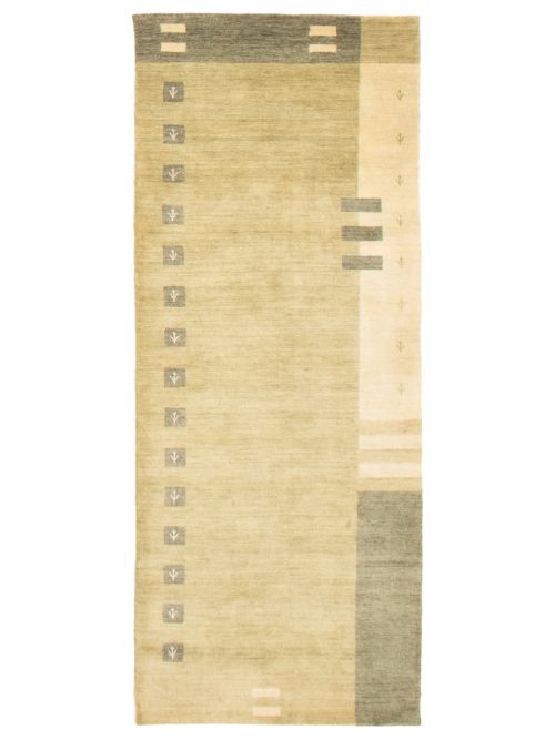 Indian Kashkuli Gabbeh 2'10" x 8'0" Hand Loomed Wool Rug 