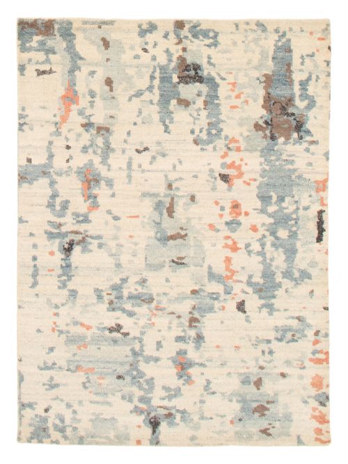 Indian Loreto 5'6" x 7'9" Hand-knotted Wool Rug 