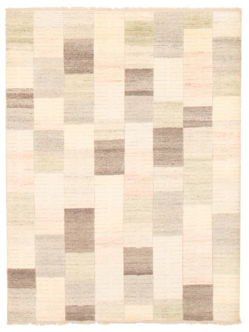 Indian Loreto 5'7" x 7'6" Hand-knotted Wool Rug 
