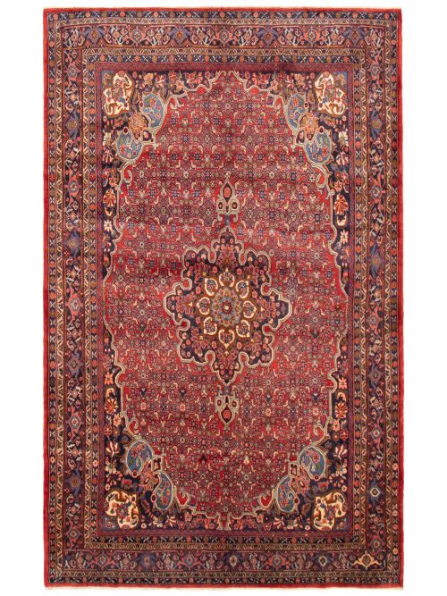 Persian Bijar 7'3" x 11'9" Hand-knotted Wool Rug 