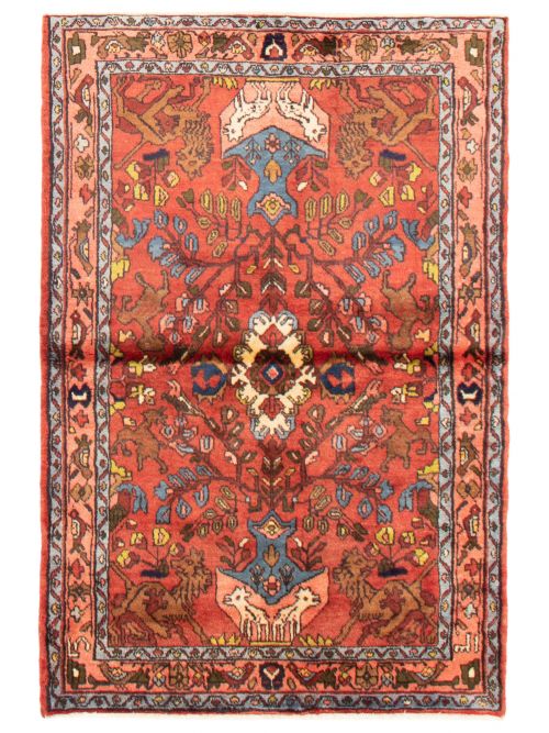 Persian Lilihan 4'3" x 6'6" Hand-knotted Wool Rug 