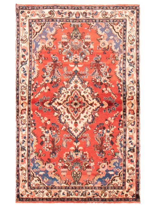 Persian Lilihan 4'1" x 6'5" Hand-knotted Wool Rug 