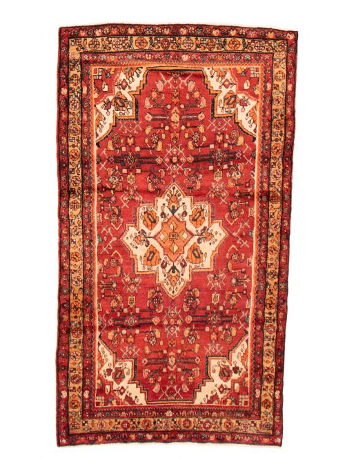 Persian Lilihan 4'7" x 8'4" Hand-knotted Wool Rug 