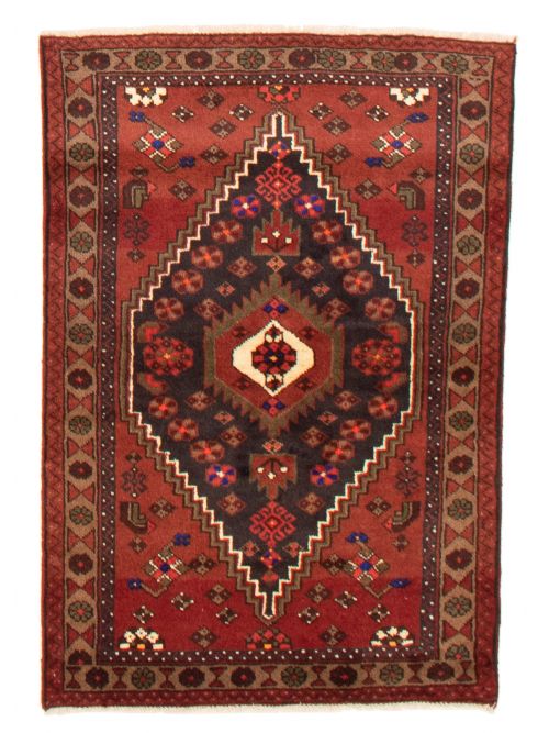 Persian Syle 3'3" x 4'9" Hand-knotted Wool Rug 