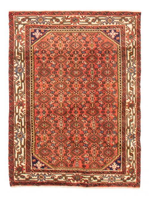 Persian Hamadan 3'3" x 4'6" Hand-knotted Wool Rug 