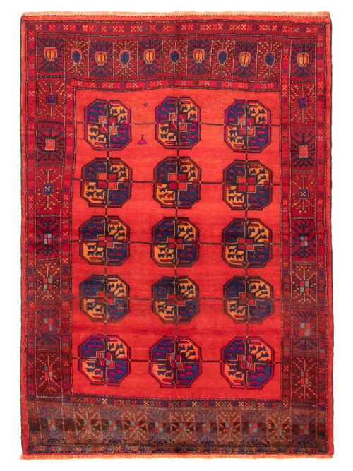 Turkmenistan Turkoman 6'1" x 8'9" Hand-knotted Wool Rug 
