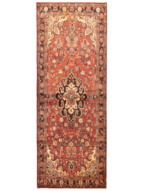 Persian Syle 3'7" x 10'3" Hand-knotted Wool Rug 