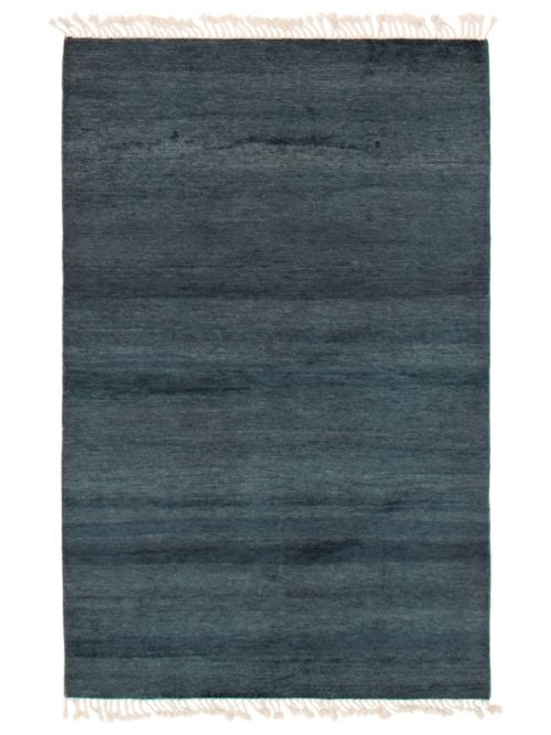 Pakistani Pak Finest Gabbeh 4'1" x 6'2" Hand-knotted Wool Rug 