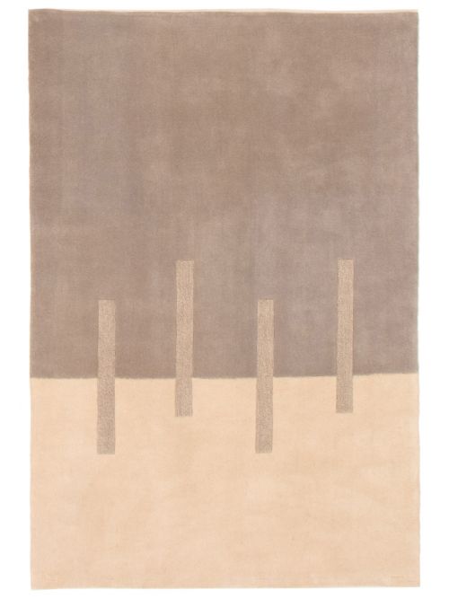 Indian Timeless 5'0" x 7'5" Hand Tufted Wool Rug 