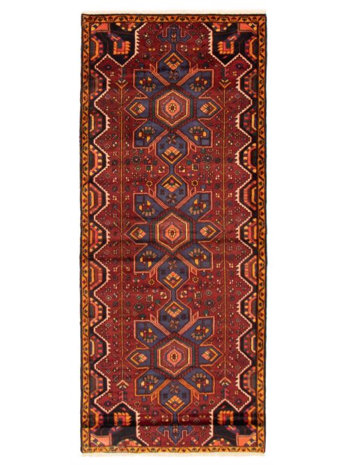 Persian Style 3'9" x 8'10" Hand-knotted Wool Rug 