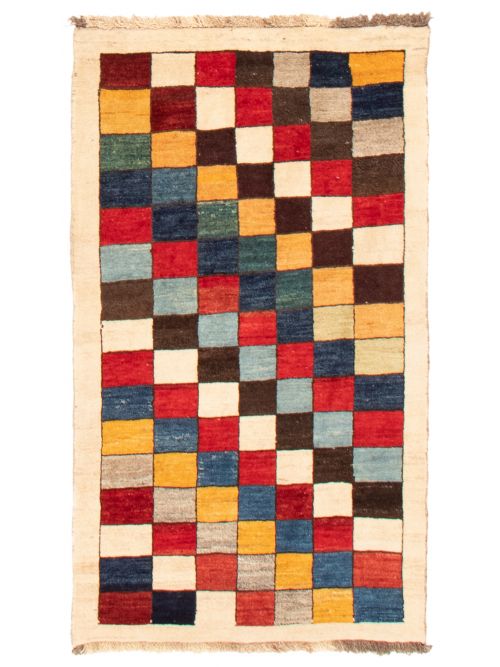 Indian Kashkuli Gabbeh 2'9" x 5'0" Hand-knotted Wool Rug 