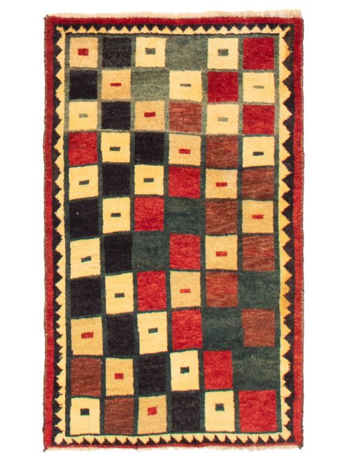Indian Kashkuli Gabbeh 2'11" x 5'0" Hand-knotted Wool Rug 