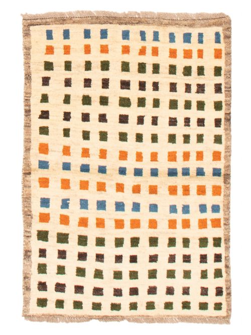 Indian Kashkuli Gabbeh 3'3" x 4'9" Hand-knotted Wool Rug 