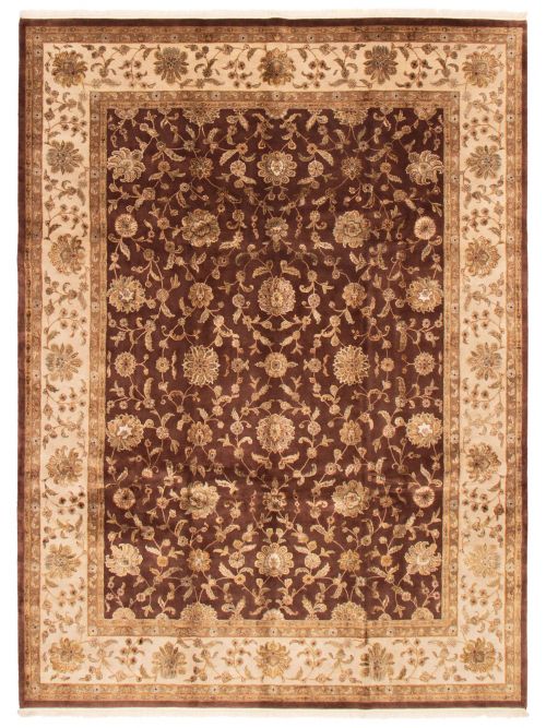 Indian Harrir Select 9'1" x 12'2" Hand-knotted Silk, Wool Rug 