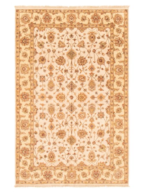 Indian Chobi Twisted 6'0" x 9'5" Hand-knotted Wool Rug 