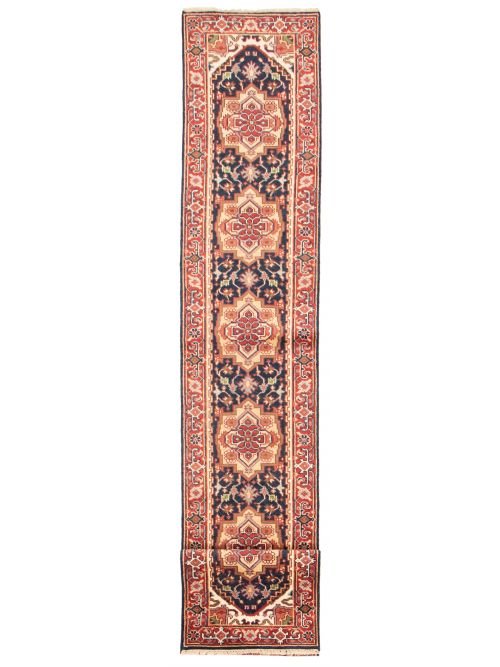 Indian Serapi Heritage 2'6" x 15'8" Hand-knotted Wool Rug 