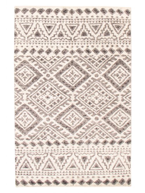 Indian Tangier 6'0" x 9'3" Hand-knotted Wool Rug 