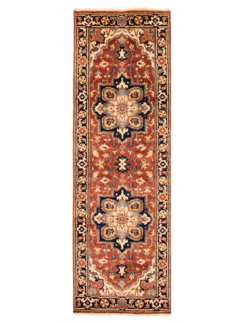 Indian Jules-Sultane 2'7" x 7'11" Hand-knotted Wool Rug 