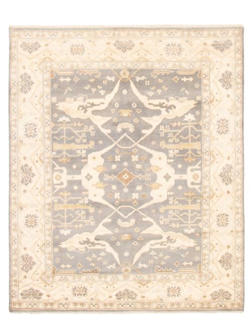 Indian Royal Oushak 8'0" x 10'1" Hand-knotted Wool Rug 