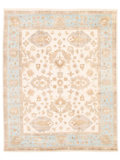 Indian Royal Oushak 8'1" x 10'0" Hand-knotted Wool Rug 