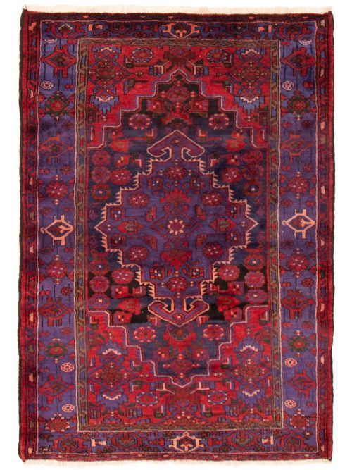 Persian Style 4'8" x 6'7" Hand-knotted Wool Rug 